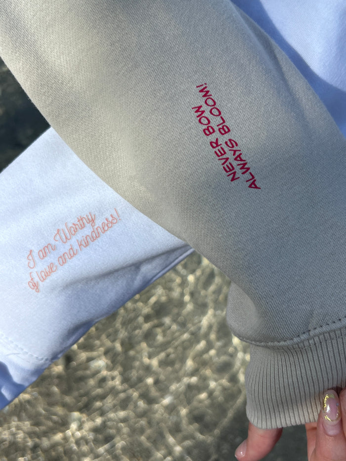 Never Bow Always Bloom Hoodie