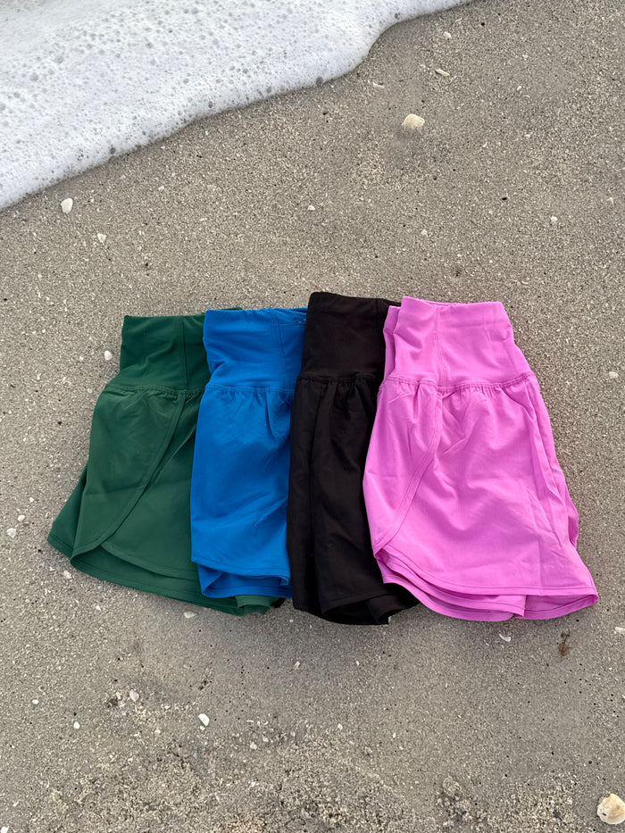High-Waisted Coastal Breeze Shorts