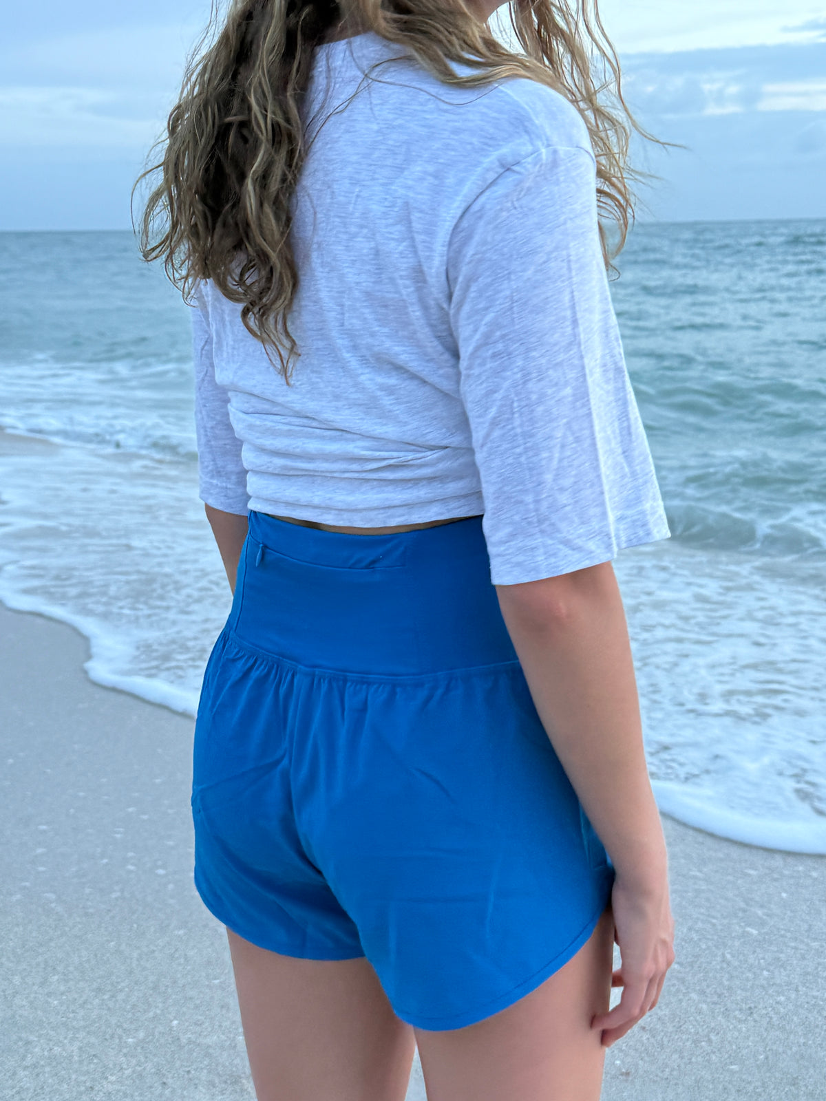 High-Waisted Coastal Breeze Shorts