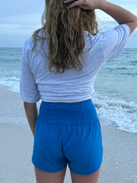 High-Waisted Coastal Breeze Shorts