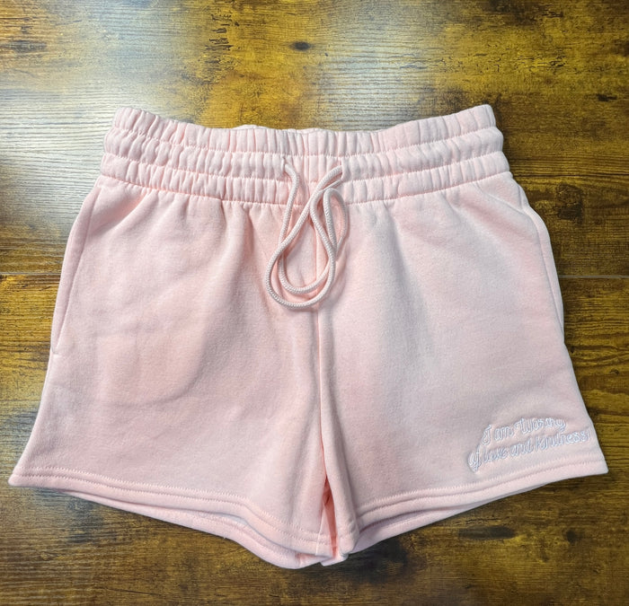 I am Worthy of Love and Kindness Sweat Shorts