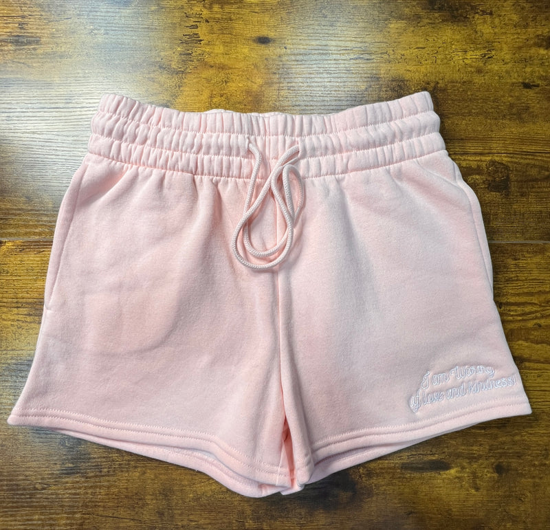 I am Worthy of Love and Kindness Sweat Shorts