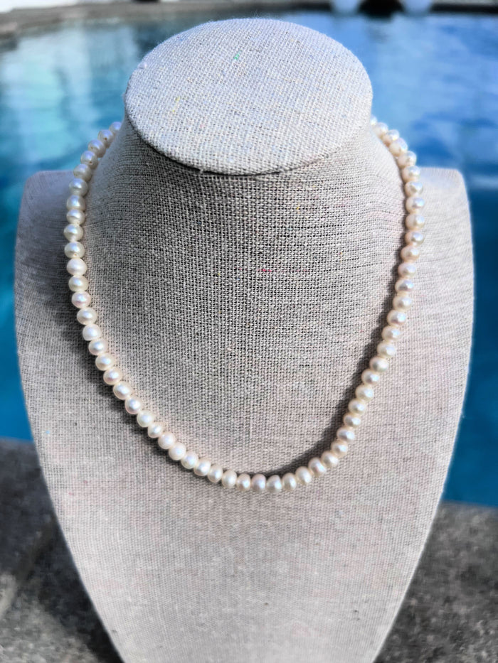 FRESH WATER PEARL BEAD NECKLACE