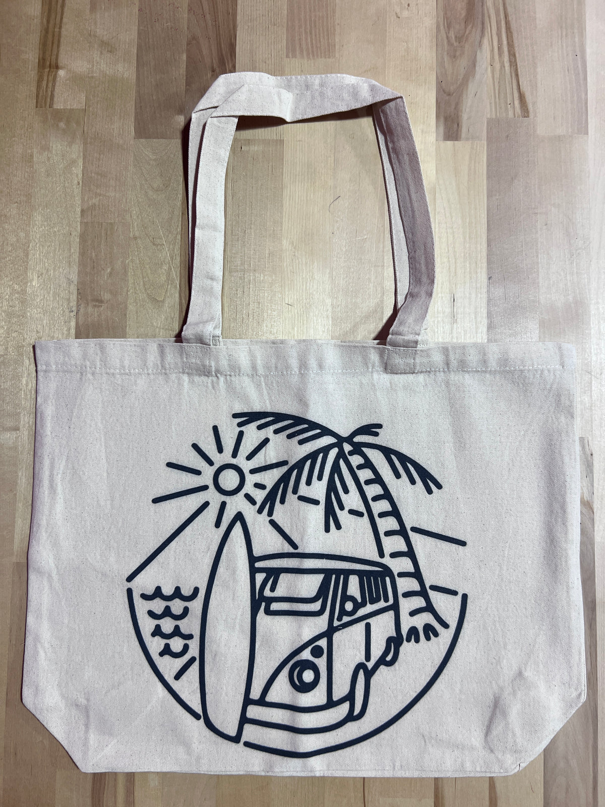 Beach Van Canvas Tote